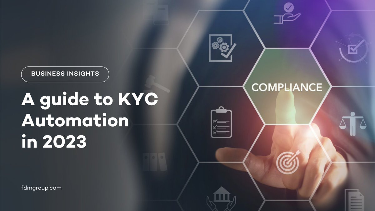 FDMGroup's tweet image. #KYC automation is gaining traction in business and finance due to its efficiency, security, and regulatory compliance benefits. Read about the 10 disadvantages of traditional KYC and 10 benefits of KYC automation: bit.ly/3EVy22e

#FDMcareers #FDMblogs #BusinessInsights