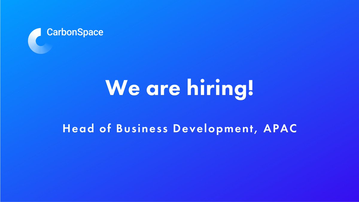 We're #hiring a Head of Business Development for the Asia-Pacific region! The ideal candidate: 👉 #foodandbeverage experience 👉 can navigate #palmoil and other tropical commodity markets in APAC 👉 experienced in #sales and #sustainability Apply: buff.ly/3ERkHIq