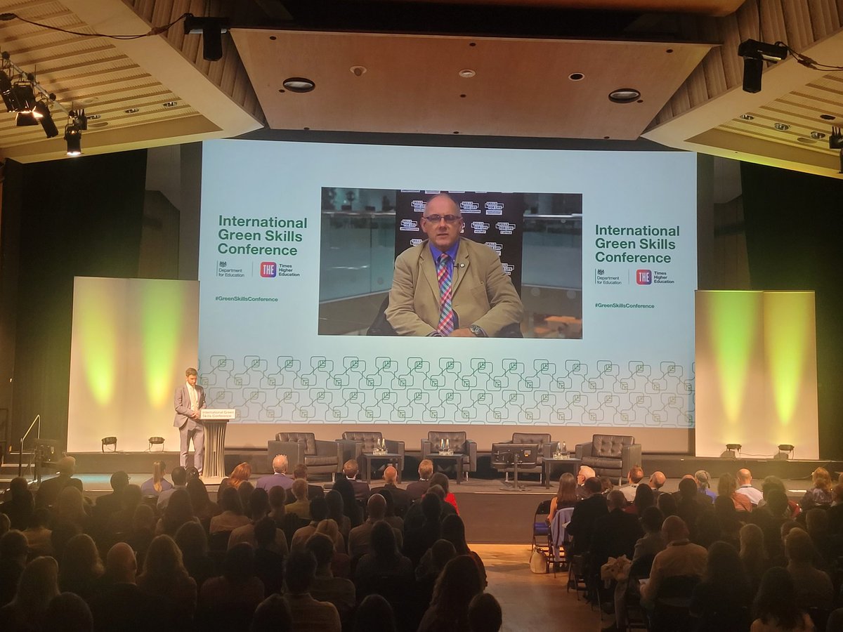The green economy is not an after thought, it is the future of our economy, says @halfon4harlowMP at 
#GreenSkillsConference