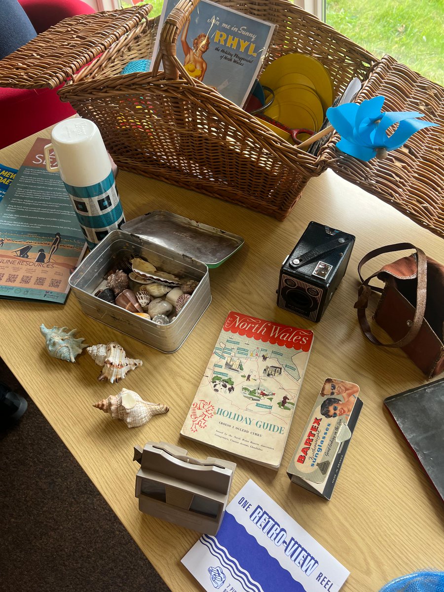 NEWalesArchives's tweet image. This week, our Community Engagement Officer, Katie, attended the launch of a new collection of memory boxes created by Making Sense CIO at Rhyl Library. They will be available to borrow from Denbighshire Libraries @DenbsLibs