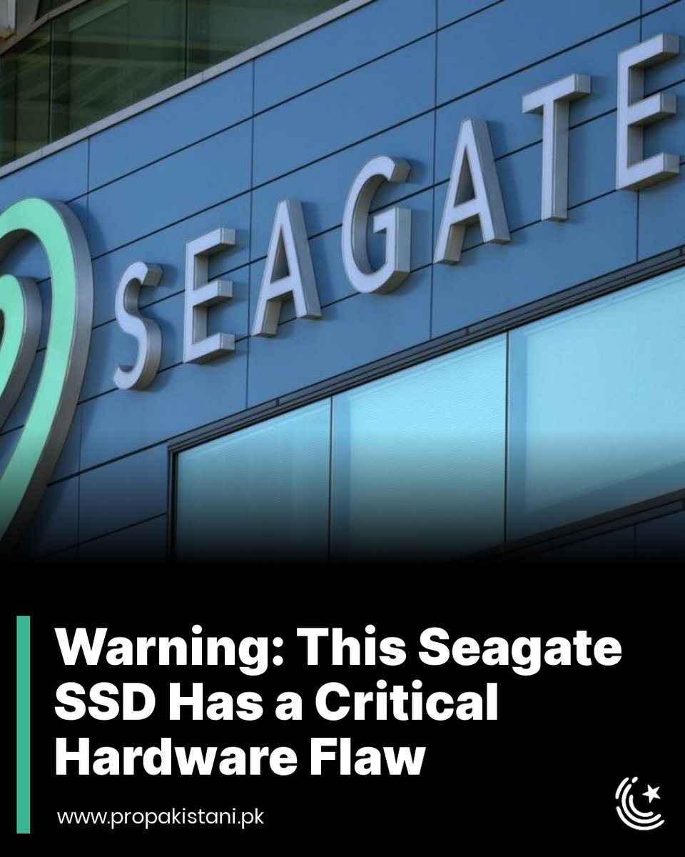 ProPakistaniPK's tweet photo. Do not buy this Seagate SSD.
Read More: https://t.co/ZDPkDvqw27
#Seagate #SSD #FailureRate https://t.co/mLu8CrGmjT