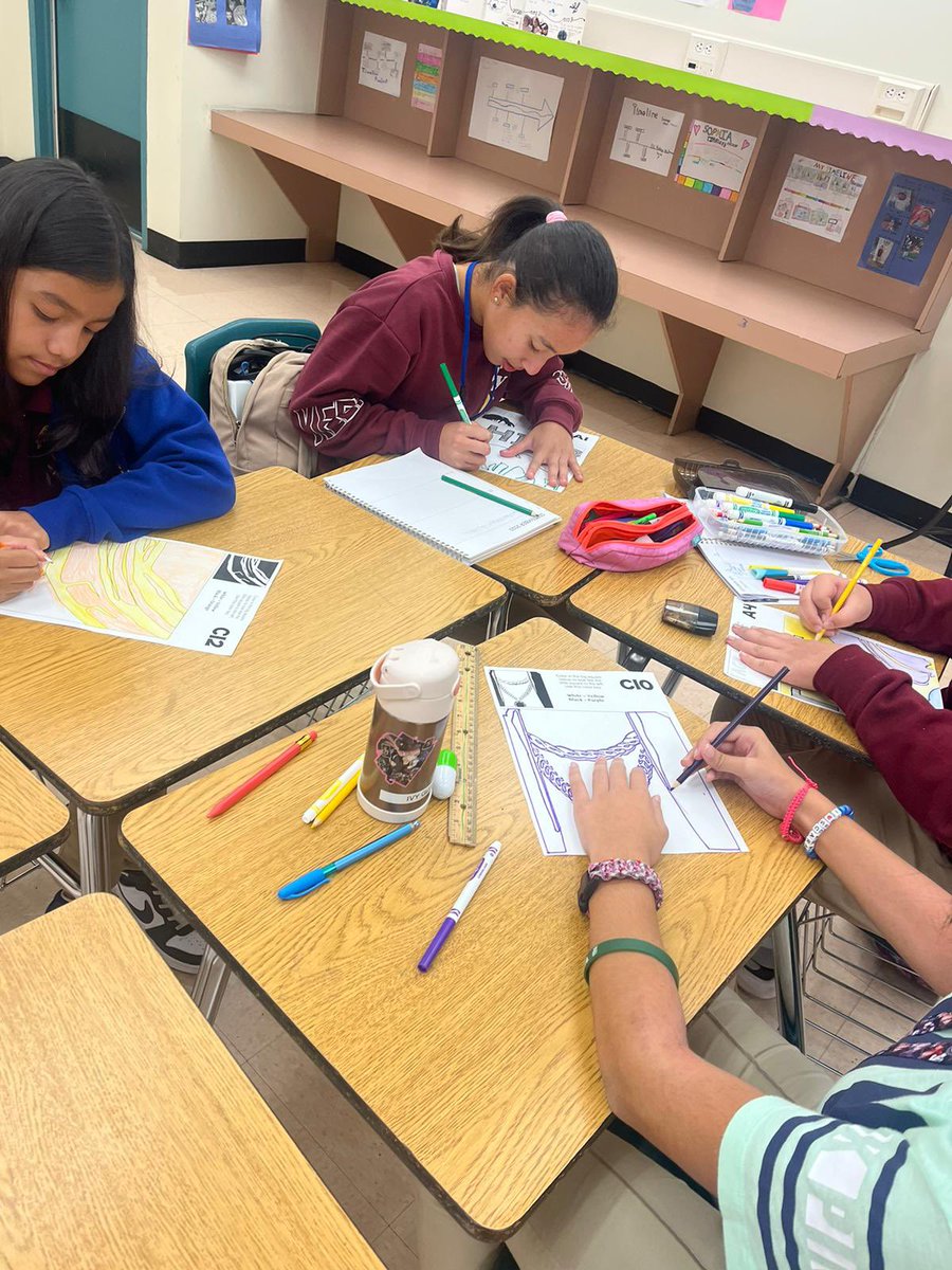 K8_Dragons's tweet photo. During Hispanic Heritage Month, the Gifted/Advanced 6th graders, along with Ms. Jaramillo in their U.S. History class, crafted a collaborative banner. @MDCPSSouth @MDCPS @MDCPSSocStudies
#STARTSMARTDREAMBIG #DoolinDragons #ILoveBADK8 #HispanicHeritageMonth https://t.co/cDA1hOMzA6