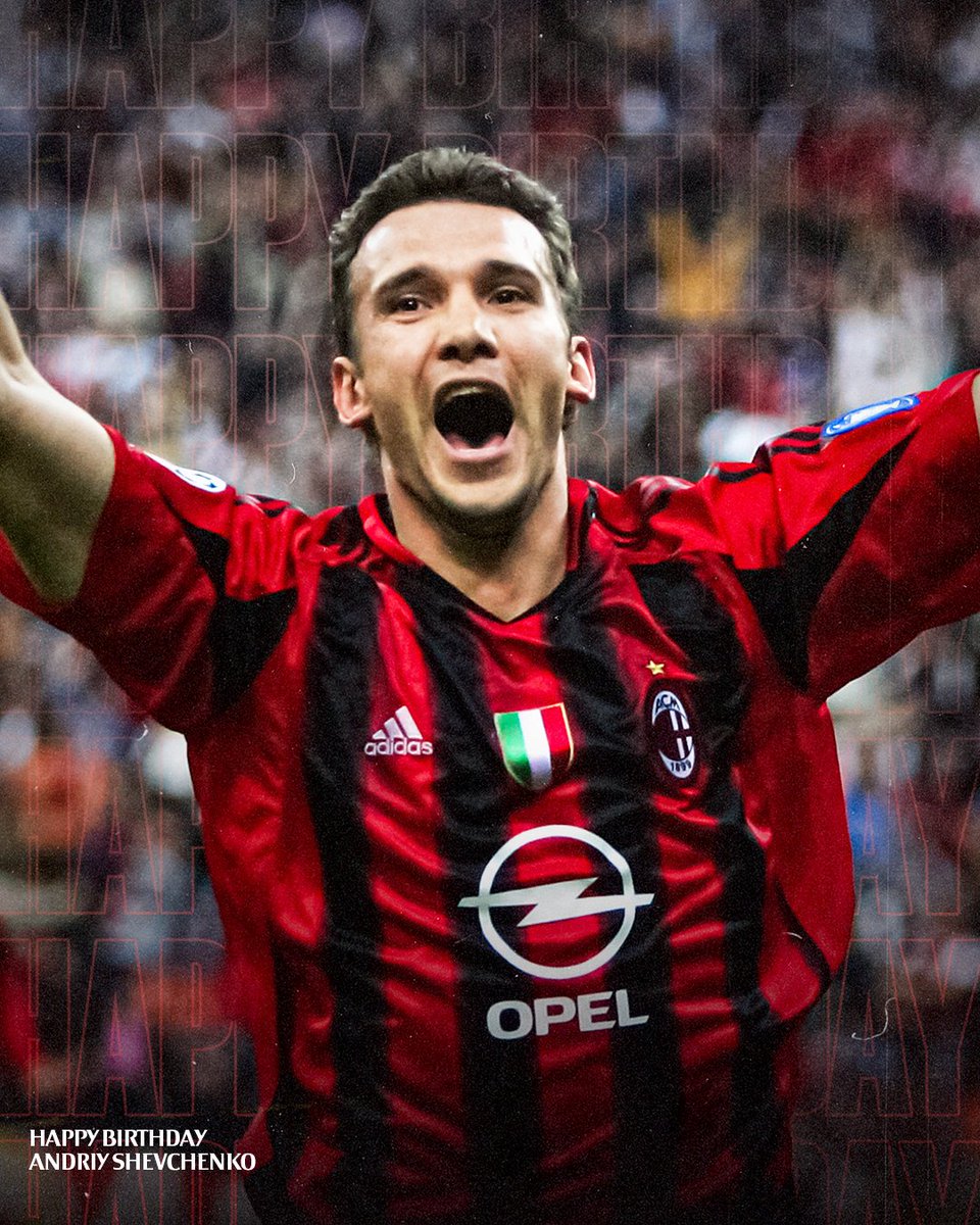 May your day be as legendary as your goals, Andriy 🎂😉

#SempreMilan