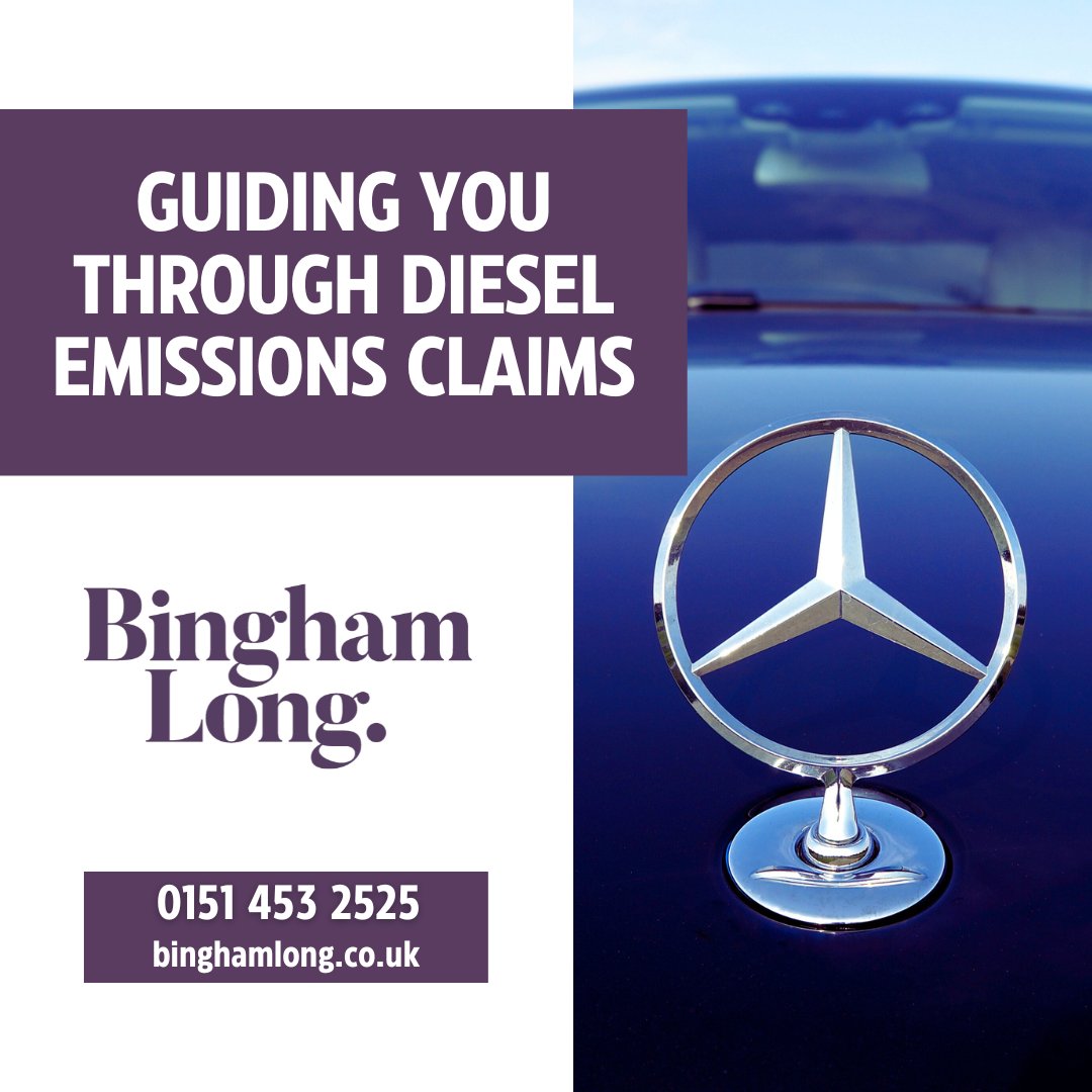 BinghamLongUK's tweet photo. If you have owned a diesel vehicle made between 2009 And 2020, you might qualify for our group legal action claim. Register your interest here: https://t.co/yBMYQeCbfe.

#BinghamLong #Dieselgate #Diesel #DieselEmissions #Mercedes #UK https://t.co/OyeRPmdCCj