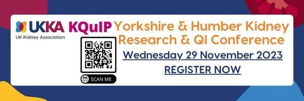 ThinkKidneys's tweet photo. Dive into the world of Kidney research and quality improvement! Join us at the Yorkshire & Humber Kidney Research & QI Conference on November 29th. 🩺🔬 Register today! https://t.co/KwFrILsKSW #research #QI #YHKN @UKKidney https://t.co/rE8QQ39hBA