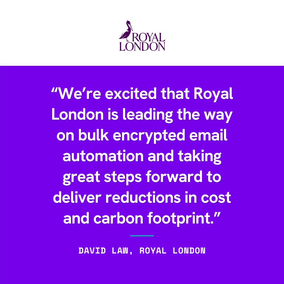 Royal London Chooses Mailock Automated Secure Email 🤝

We’re pleased to share that Royal London has chosen Mailock to securely deliver their automated customer communications.

#encryption #financialservices #datasecurity