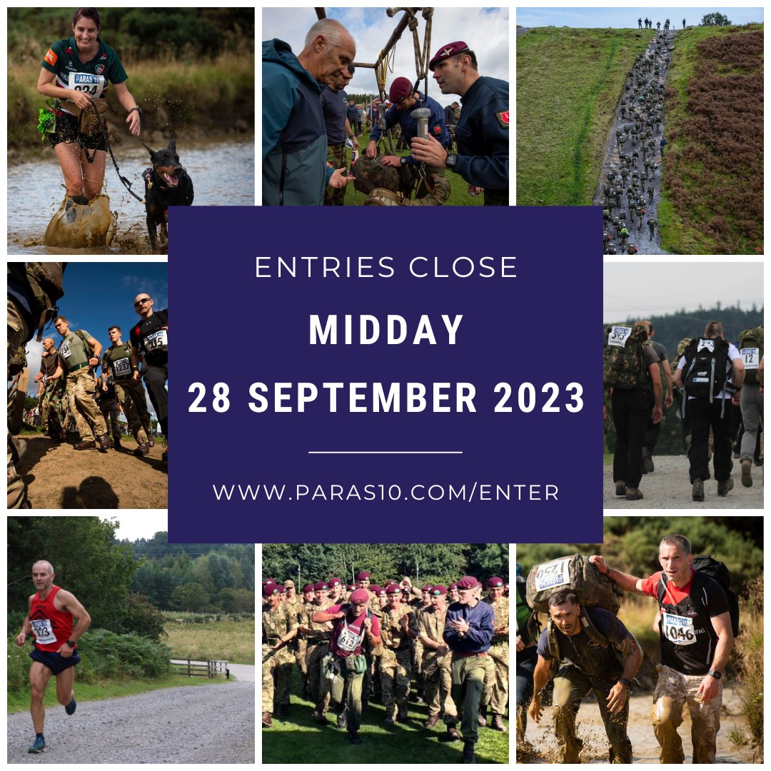 This is your 2 hour warning to enter before the store closes at 1200 today. 

Entries have flown in the last month and we are super excited - we have beaten last year's numbers and we are so here for it!

paras10.com/enter

Clock's ticking... ⏱