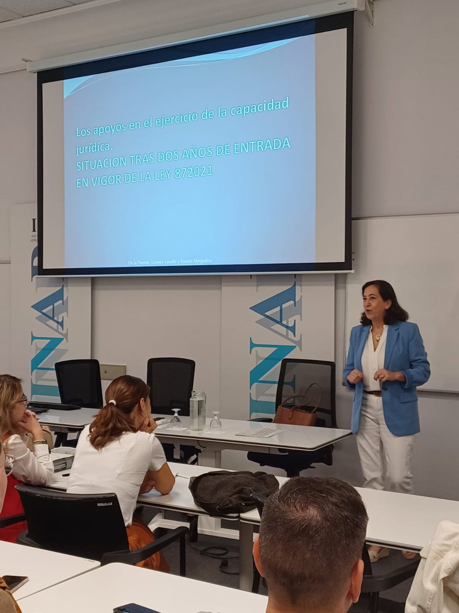 PlenaMadrid's tweet photo. 📸 Hoy tiene lugar la jornada sobre la Ley 8/21 y la provisión de apoyos para las personas con discapacidad intelectual o del desarrollo.

🙋‍♀️ Abordamos con nuestra experta jurídica @ruabarma las implicaciones para el desempeño profesional.

ℹ️https://t.co/r5iZJtIedx https://t.co/4olOazdxoa