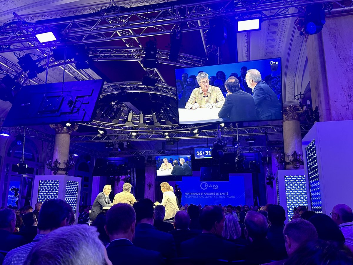 IsabelleRiom's tweet photo. #CHAM2023 | Table ronde « Données de santé : libérer pour informer » : Au delà de la recherche, comment utiliser les données disponibles pour informer les professionnels de santé sur leurs patients avec des outils simples ? https://t.co/OamloNA7xe