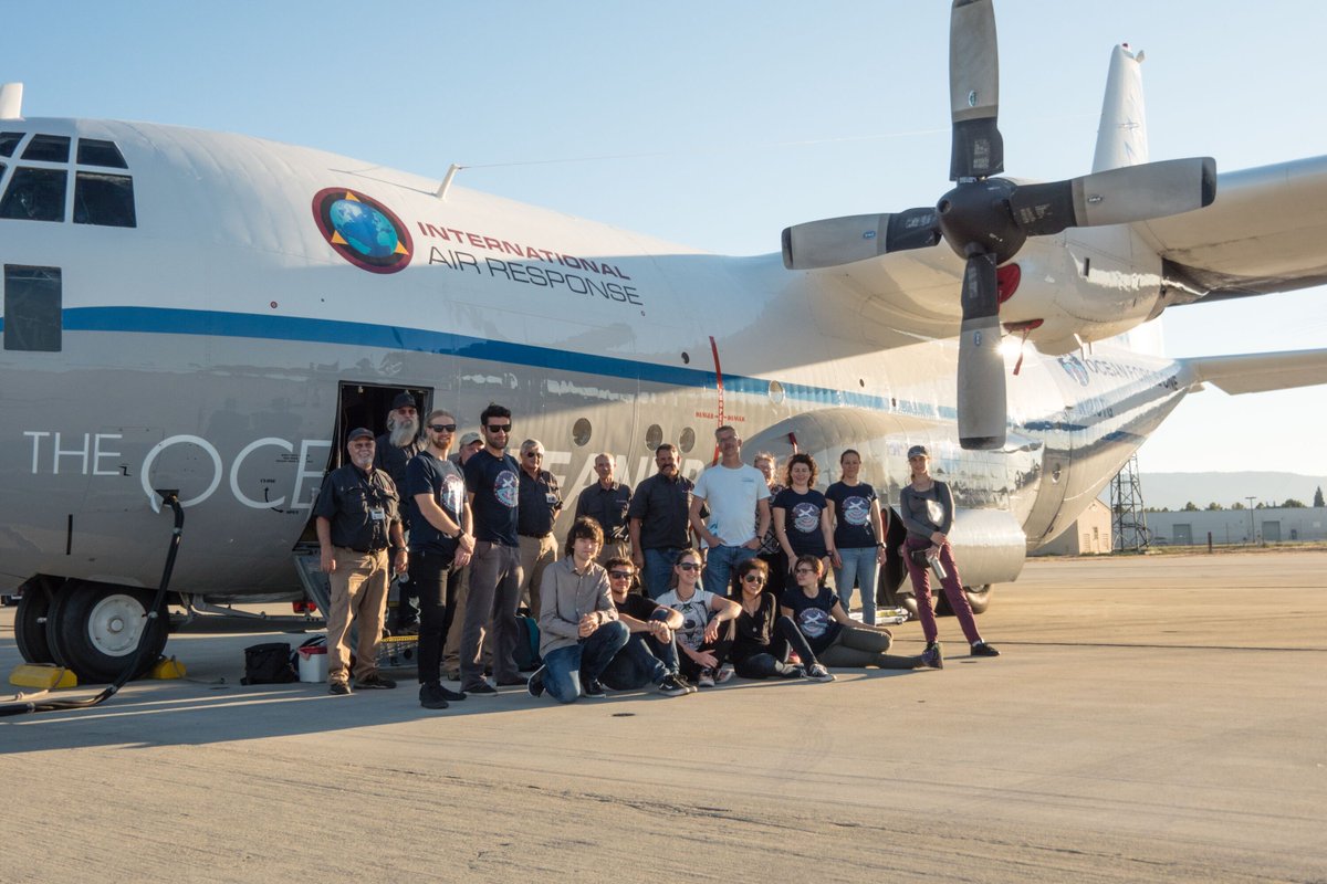 Today it's exactly 7 years ago since we chartered a C-130 aircraft (one which was previously used to drop cars from the sky for a scene in Fast &amp; Furious) to map the Great Pacific Garbage in unprecedented detail.  IMO still one of the coolest projects we've done to date ✈️