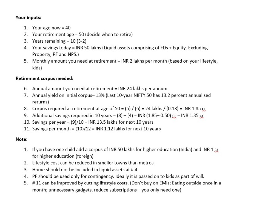 #DIY Tips on when to #retire and how much #wealth is sufficient.

#WealthManagement #RetirementPlanning #MONEY #nifty50trade