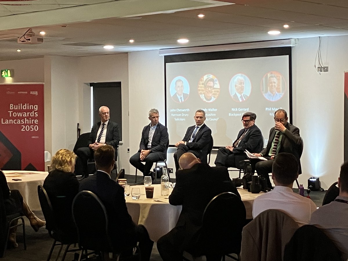 BlackpoolWorks's tweet photo. We're at The Built Environment Conference 2023: Building Towards Lancashire 2050 this morning!
Attendees heard all about Blackpool’s £2bn+ regeneration & long-term plans for the Lancashire town.
Read more: https://t.co/XyROlNKbjW
#Blackpool #levellingup #Lancashire2050 #BEC23 https://t.co/yXmcMeOrKX
