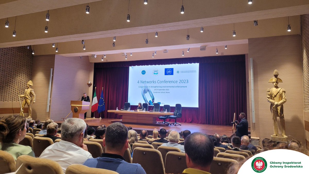 PL_GIOS's tweet photo. W Rzymie trwa konferencja w ramach europejskiej 🇪🇺 sieci IMPEL.  
🇵🇱Polskę reprezentuje przedstawiciel Departamentu Transgranicznego Przemieszczania Odpadów GIOŚ ♻️
Czytaj więcej👉 https://t.co/SLqxXc6eSM https://t.co/lkH12vHxF7