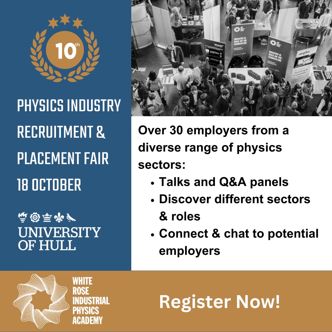 White Rose Industrial Physics Academy tweet media