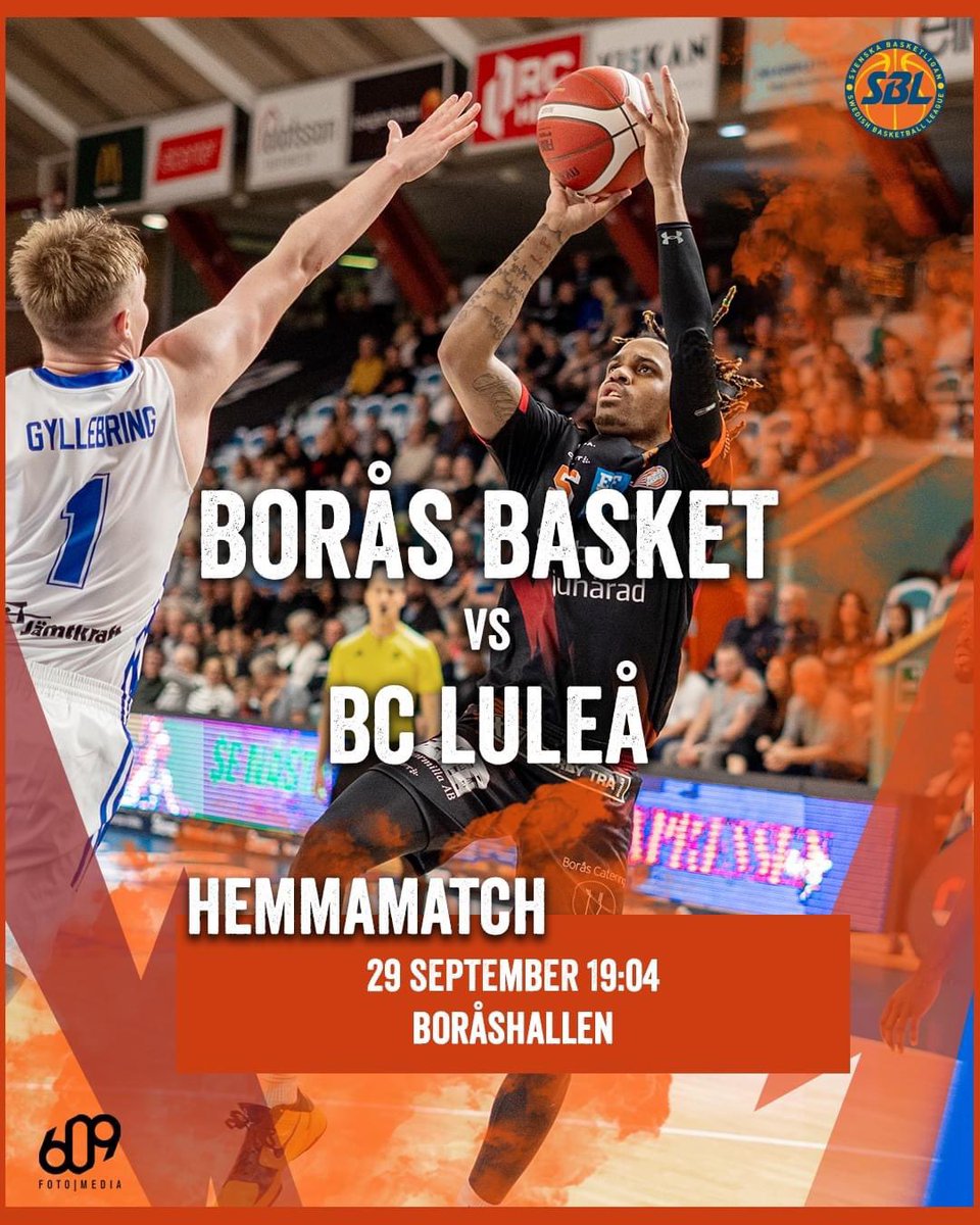 Imorgon är vi tillbaka i Boråshallen! 🔥 Topptippade BC Luleå kommer på besök och vi behöver ditt stöd på läktaren! 🫵

#viärborås #basketse #sblherr