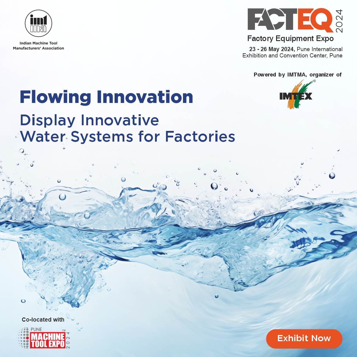FACTEQ_Expo's tweet photo. Are you ready to shine at the upcoming FACTEQ? Make your presence unforgettable by showcasing your cutting-edge solutions in water systems for factories. Exhibit Now  https://t.co/stPSkzOlah
#IMTEX #PMTX #FACTEQ #FactoryEquipment #FactorySolutions #WaterSystems #ProductivityBoost https://t.co/qppYZanmwa