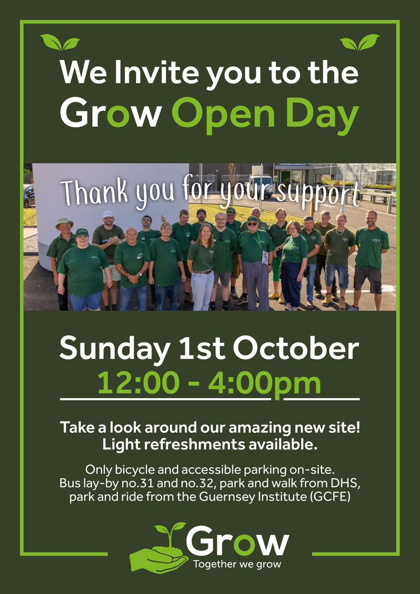 grow_ltd's tweet photo. The official Grow opening is at 1pm with Lt Governor and Mrs Cripwell, and our patrons Guy and Julia Hands in attendance.
@GvHouseGuernsey https://t.co/hvneO9472Q