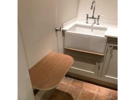 We created this hugely practical utility room just off the kitchen in a small Victorian property.
Plenty of #storage &amp; a clever fold-down table which gave some essential workspace for folding the washing
Good things come in small packages!
Call for a quote
ow.ly/xVoC50PPzRL