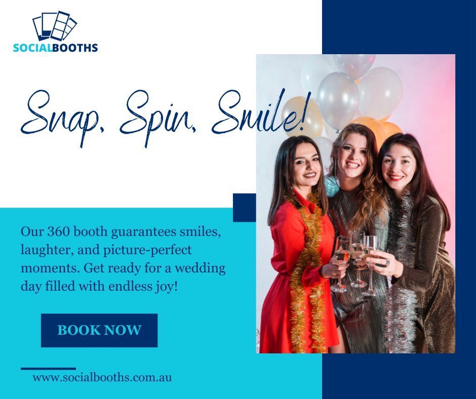 socialbooth_s's tweet photo. Looking to make your wedding day extra special? Our 360 booth will have you spinning with joy, capturing every smile and laughter in picture-perfect moments. Get ready for a day you'll never forget!  #SnapSpinSmile #WeddingJoy #WeddingSpins #360BoothMoments #PicturePerfectWedding https://t.co/VMSGjf9qkA