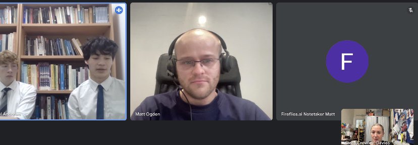 Fantastic to catch up with Matt <a href="/AccuComponents/">Accu</a> this morning as our #6thformengineers <a href="/BlackoutWales/">BLACKOUT</a> continue to develop their wind tunnel project. Thank you for your continued enthusiasm and support! #SJCU6 #SJCDT #SJCExcellence #collaboration