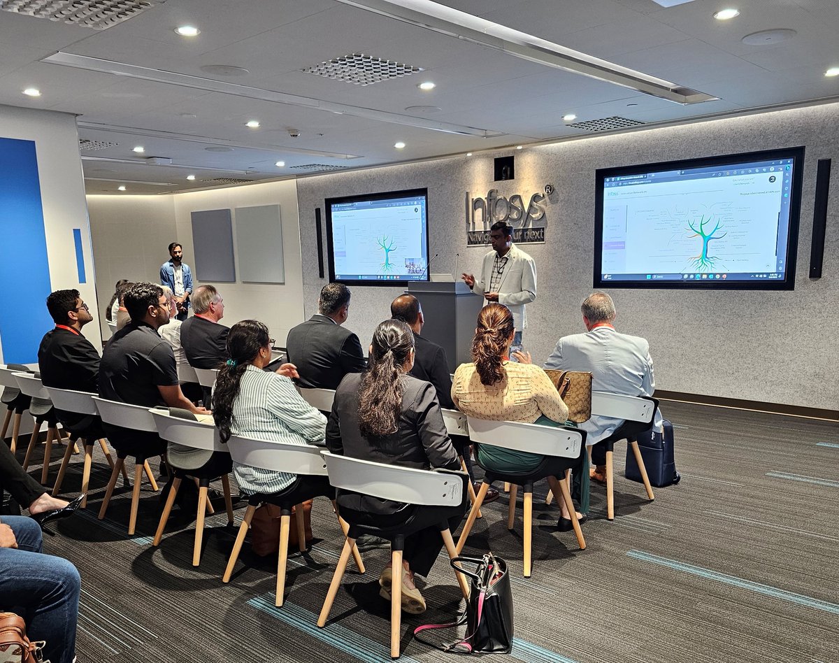 InfosysEvents's tweet image. Exciting day at our Infosys Bangalore Campus! We hosted @InvestmentNSW &amp;amp; @Austrade delegations to glimpse our Emerging Technology Solutions and discuss innovation at scale.
Visit IIN: infy.com/46a4DNM
#iCETS #InfosysInnovationNetwork #FinacleFinTechConnect @Finacle