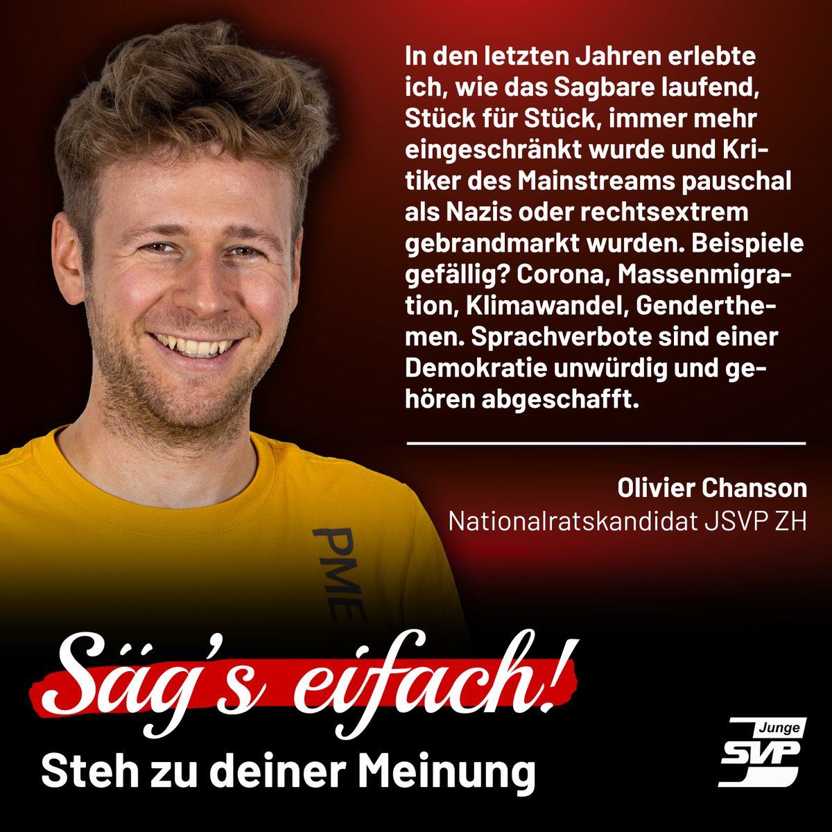 Junge SVP Schweiz tweet media