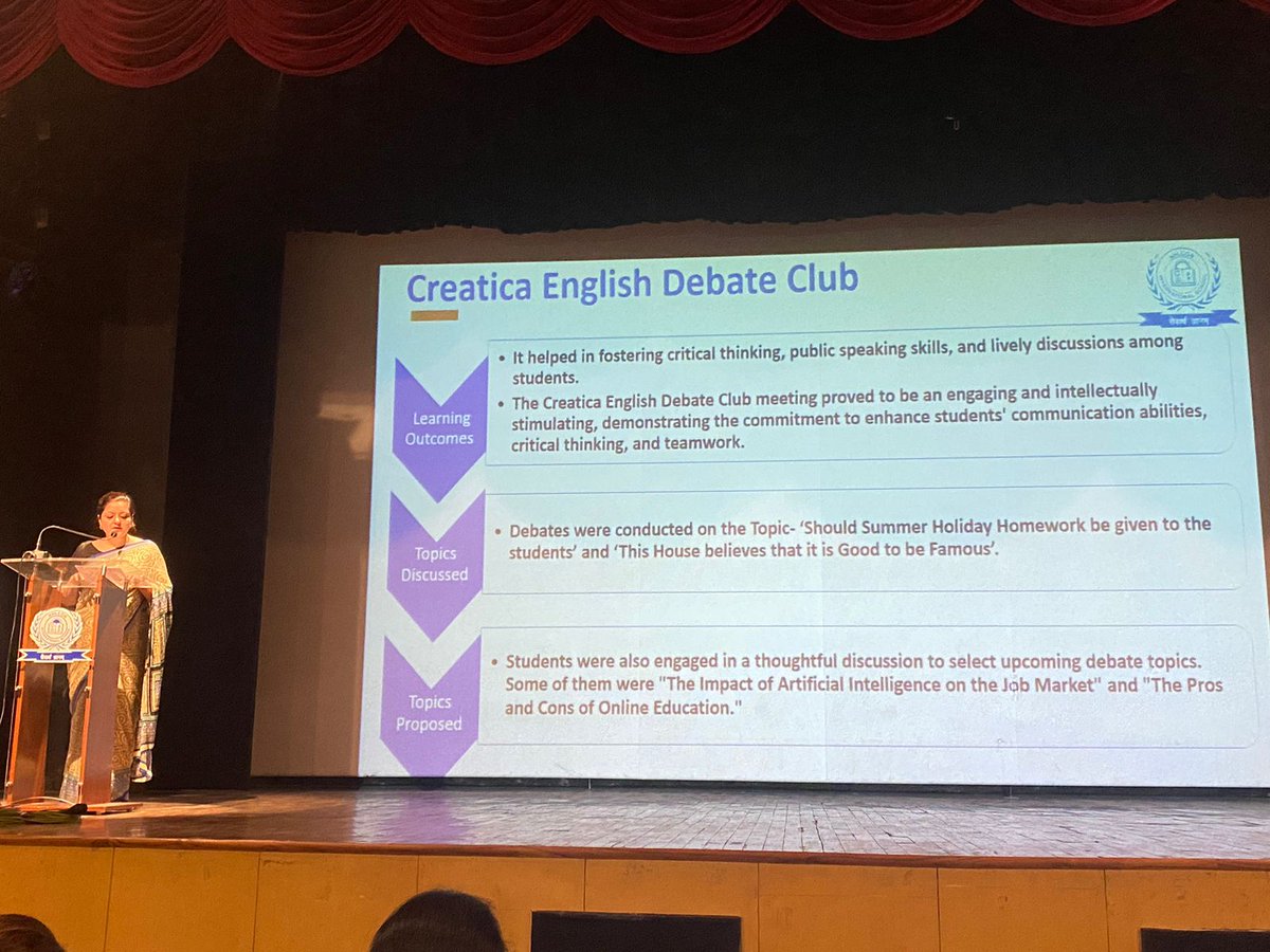 PrabhaRawat5's tweet photo. #Ahlconintl English Department #NCFImplementation #MiddleStage implemented the NCF Pedagogies to enhance the learning. An opportunity to showcase the learning...Gratitude to mentors! @ashokkp @y_sanjay @pntduggal @sunandask21 @PreetiChanana1 @cbseindia29 @sdg4all @harprit_r https://t.co/TbyJ05fRFj
