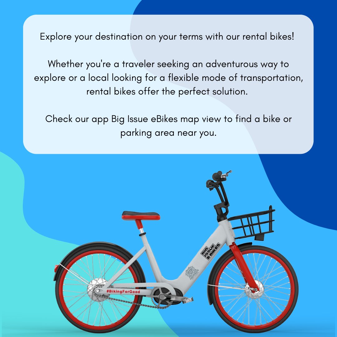 BigIssue eBikes tweet media