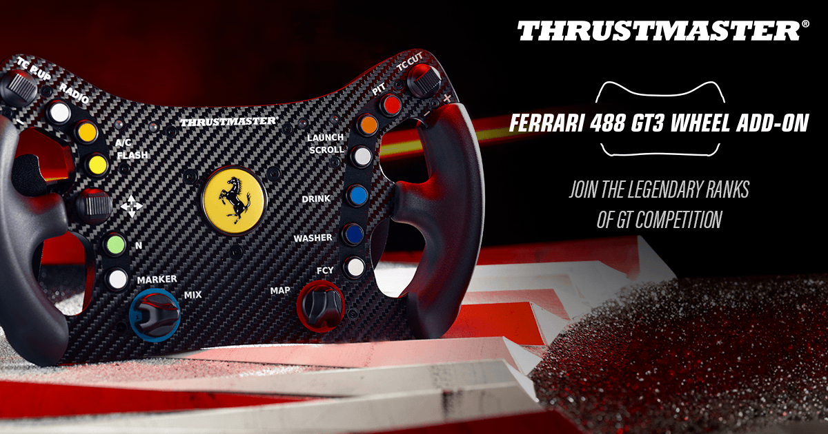 Reach new heights of performance and realism with the Ferrari 488 GT3 Wheel Add-on!

Pre-order now 👉 bit.ly/TM488GT3
Delivery starts on October 26