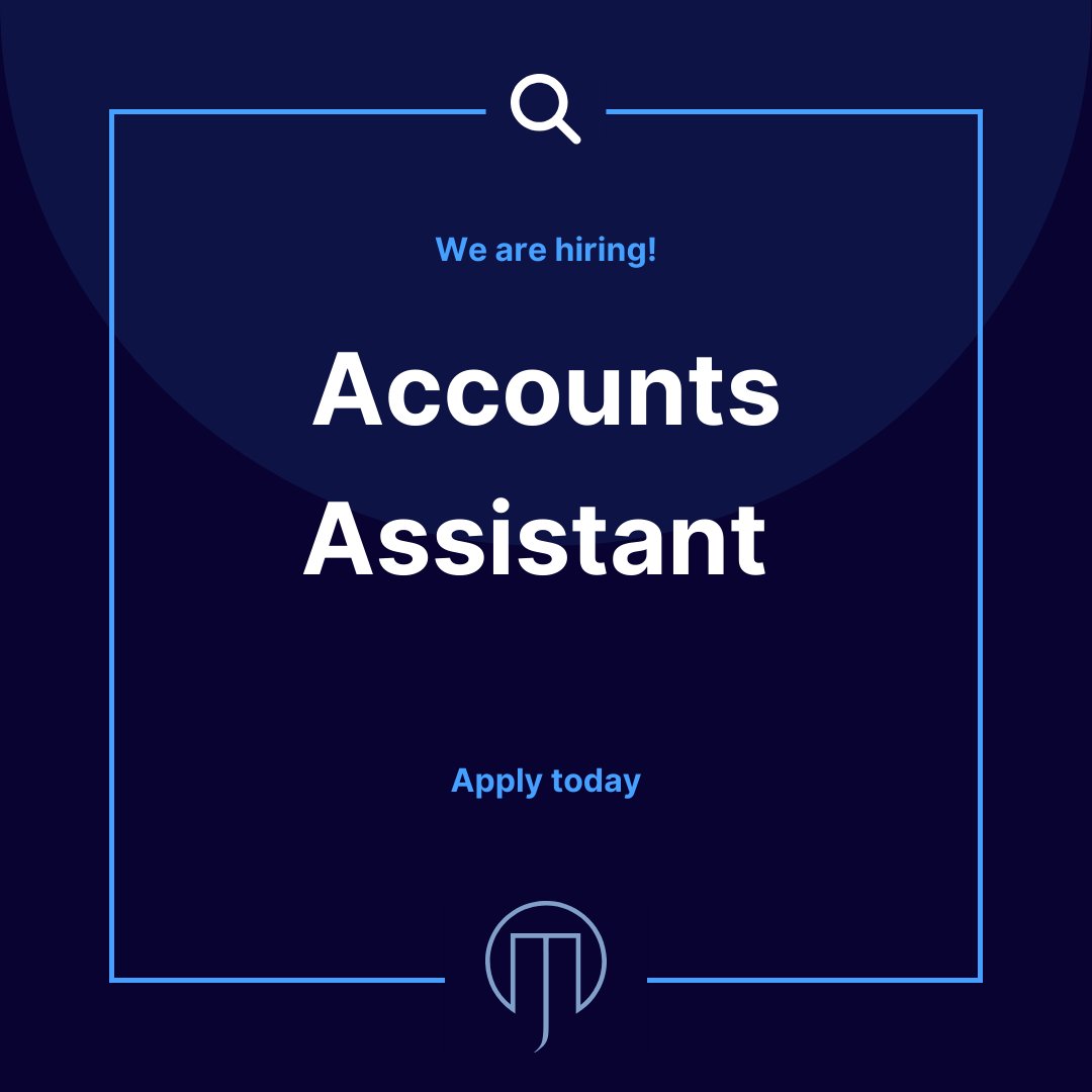 🌟JOIN OUR TEAM!🌟

Accounts Assistant 📍St Asaph office.

For full job details or to apply, please contact

📩mailroom@macjones.com

#northwalesjobs #stasaphjobs