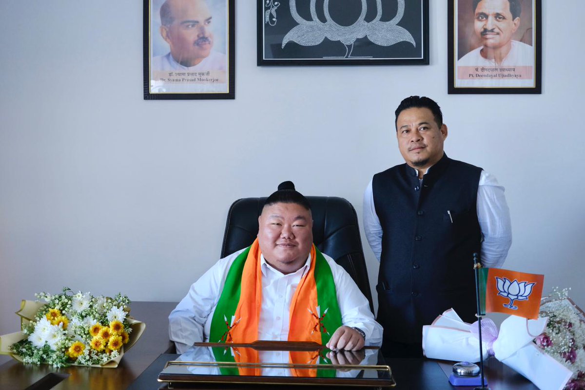 suponghoki77's tweet photo. My last stand with my Boss and Minister as the BJP president of Nagaland, Shri. Temjen Imna Along.
Your endeavours as former President of the Party has been phenomenal.
Best wishes for your future endeavours.

@AlongImna @BJP4Nagaland https://t.co/xl1p9VCIRY