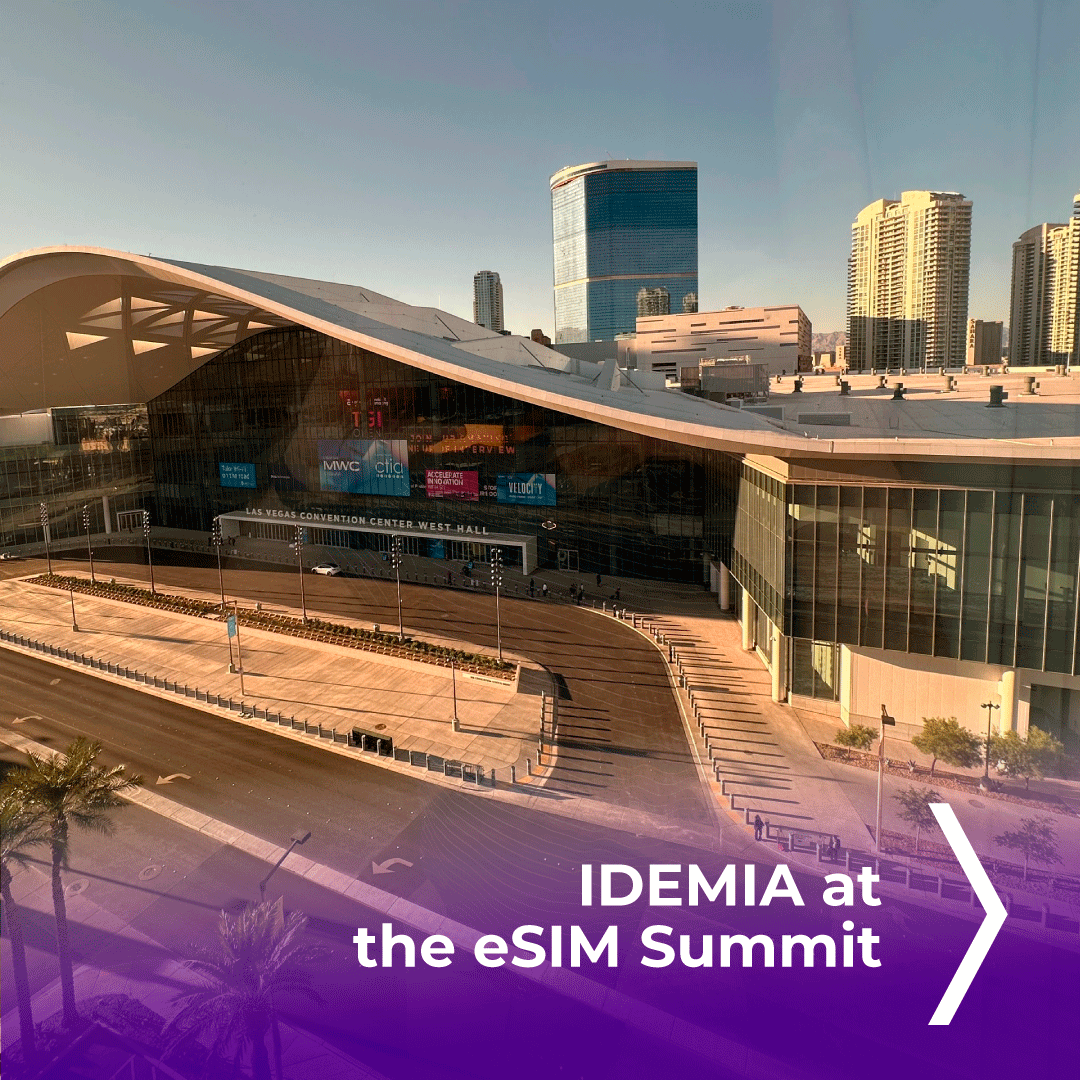 IDEMIA_IST's tweet photo. A great start to #MWC23 in Las Vegas with the #eSIMSummit. A panel filled with valuable insights and important discussions on eSIM technology in the Consumer and IoT worlds with our experts Magdalena and Lukasz! https://t.co/zHsi7Xbsst