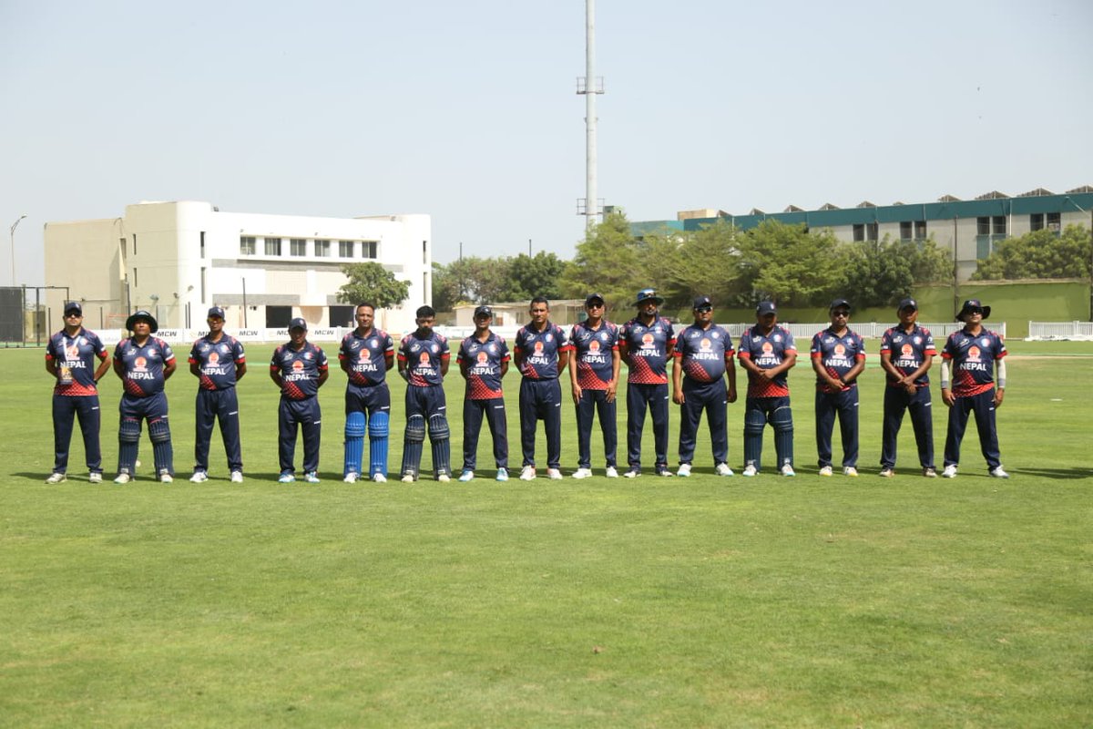 Nepal wins the toss and opts to set the tone by batting first against Australia at Moin Khan Cricket Academy, Karachi.

#nepalvsaus #mcwglobalcup #over40s