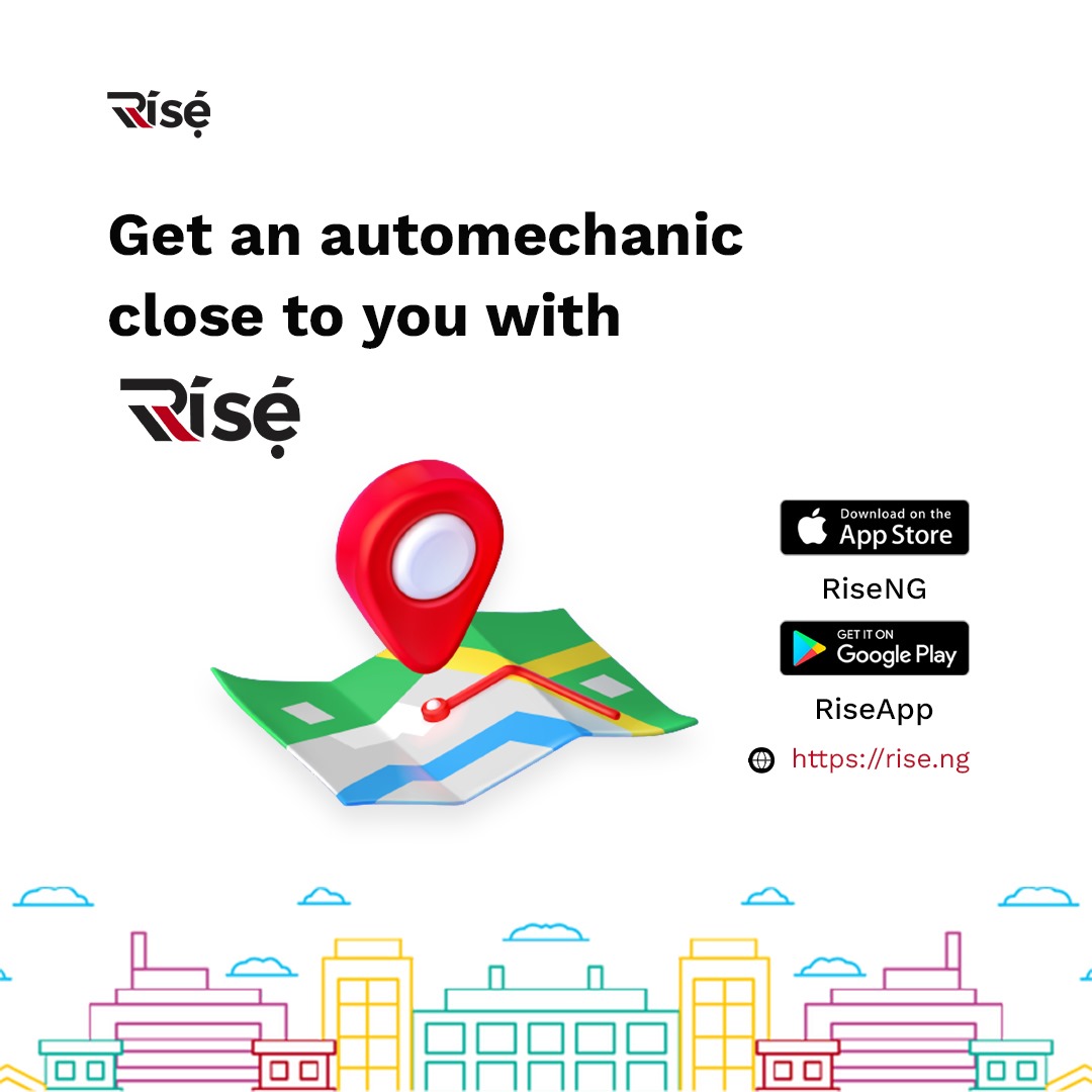 Don't stress out the next time your car unexpectedly breaks down; use the Risé App to find a nearby auto mechanic. Go-to rise.ng/app today!

#cartrouble #cartroubles #riseapp #riseappng #findmechanic #carbreakdown #autorepairs #mechaniconcall #vehiclerescue