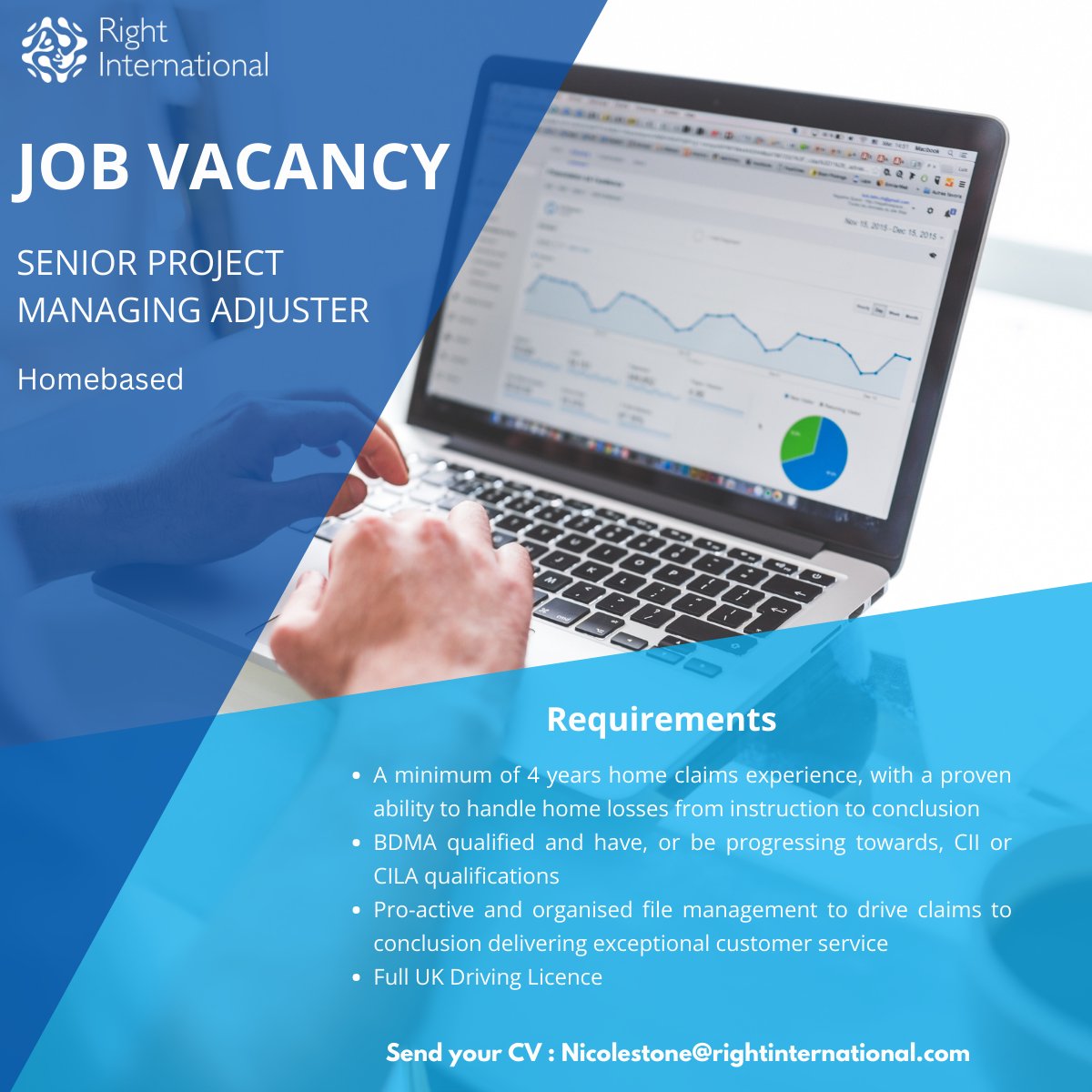 RightIntl's tweet image. **NEW ROLE**

Are you an experienced Home claims handler looking for that next step up?

We have a fantastic opportunity for you - click this link for more details lnkd.in/e4VbzRez

Please email your CV to nicolestone@rightinternational.com