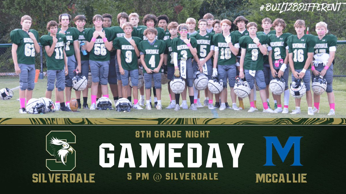 MS Football wraps up their season today @ The Dale!  Game time is 5 pm! Let’s GO!! #SBAFootball2pt3 #Built2BDifferent #BeMore4Others #ProtectTheMission