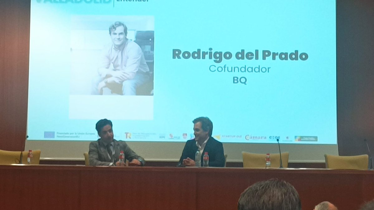 Comienza la #charlainspiradora ‘Emprender y Entender’ a cargo de Rodrigo del Prado, cofundador de BQ.