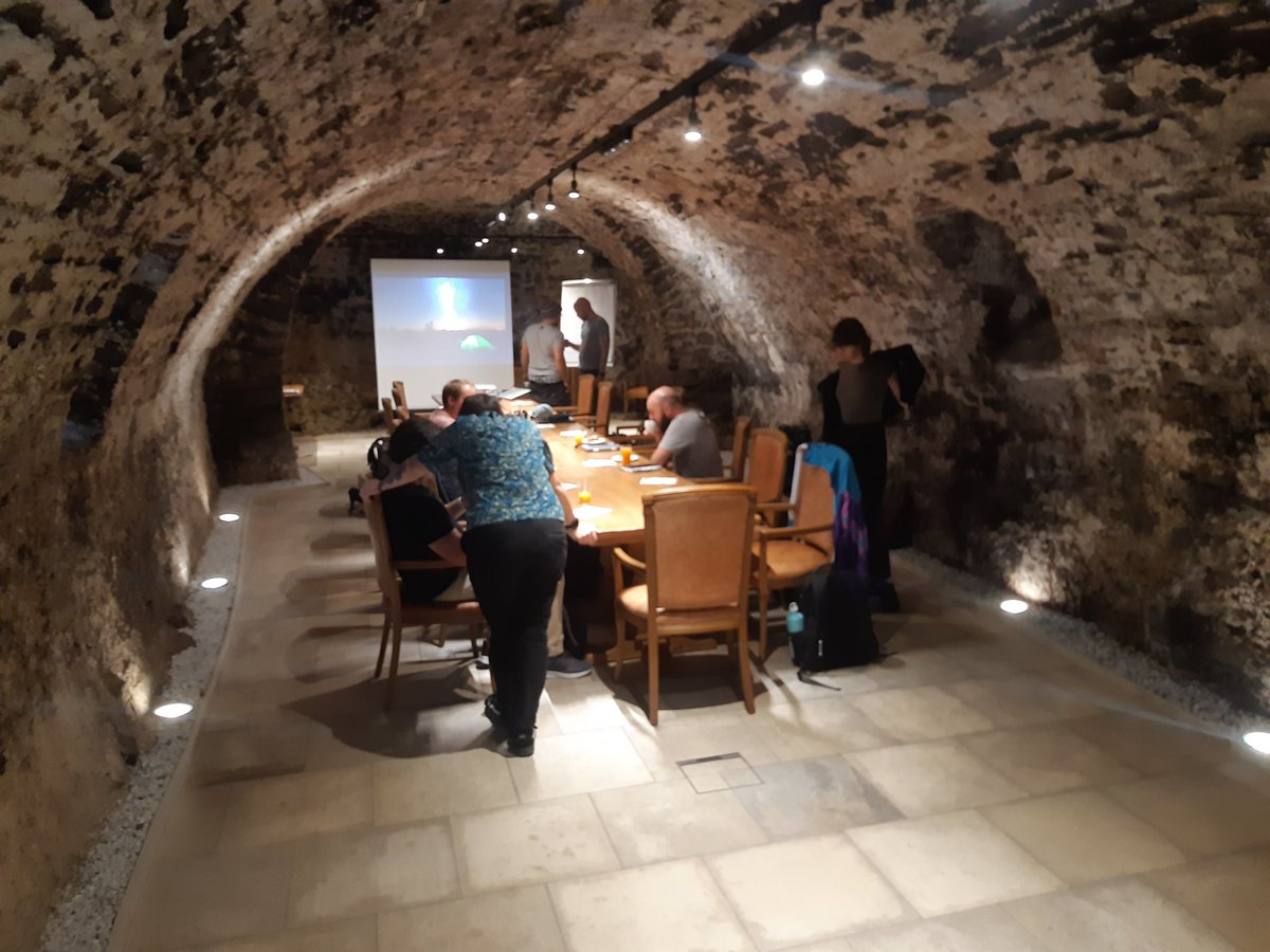 FranzEssl1's tweet photo. First day of our #BioInvasions Uni Vienna retreat. Great setting in a a re-furbished winery in the scenic Wachau region. Relaxing setting and great people. So, pure fun! https://t.co/Gonmy0c0FC