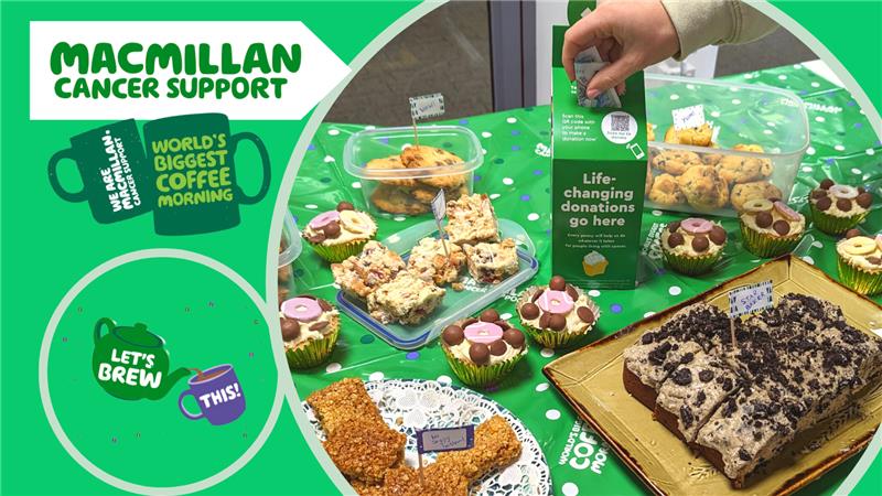 #TeamEE rustled up some tasty treats for #MacmillanCoffeeMorning ☕ 🍰

Our bake-off raised over £70 for Macmillan Cancer Support, a charity very close to our hearts🧁🎂🍩

Congratulations to Lauryn Mellor ⭐, this year's Star Baker, with their Oreo cake 😋