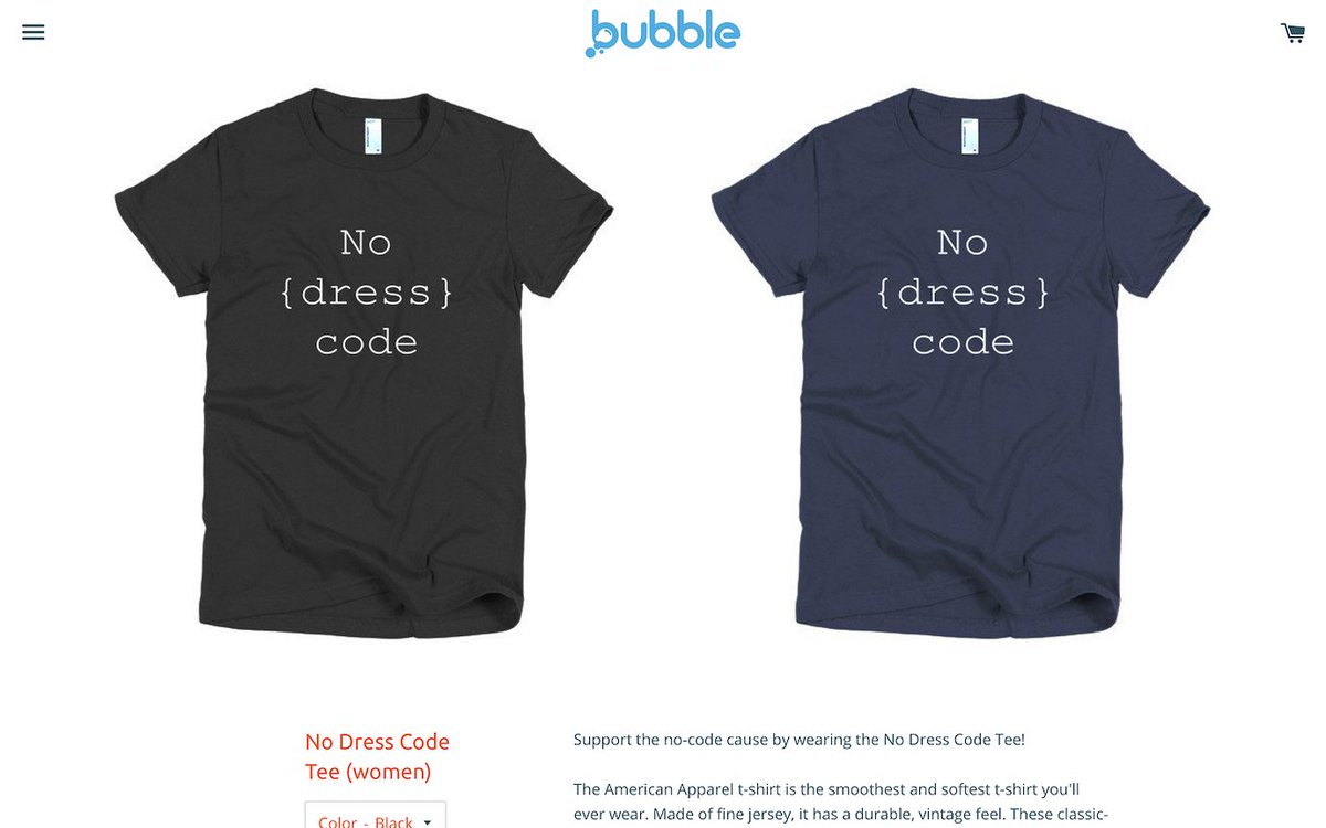 ayfolut's tweet photo. New folks won't know that @bubble once had a shop. π
#BuildwithBubble https://t.co/rjwRfT8VUD