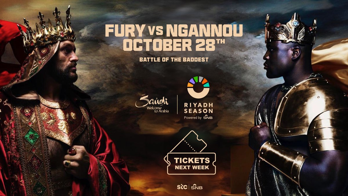 RiyadhSeason's tweet photo. #BattleOfTheBaddest
#RiyadhSeason https://t.co/qC5fWgrkIb