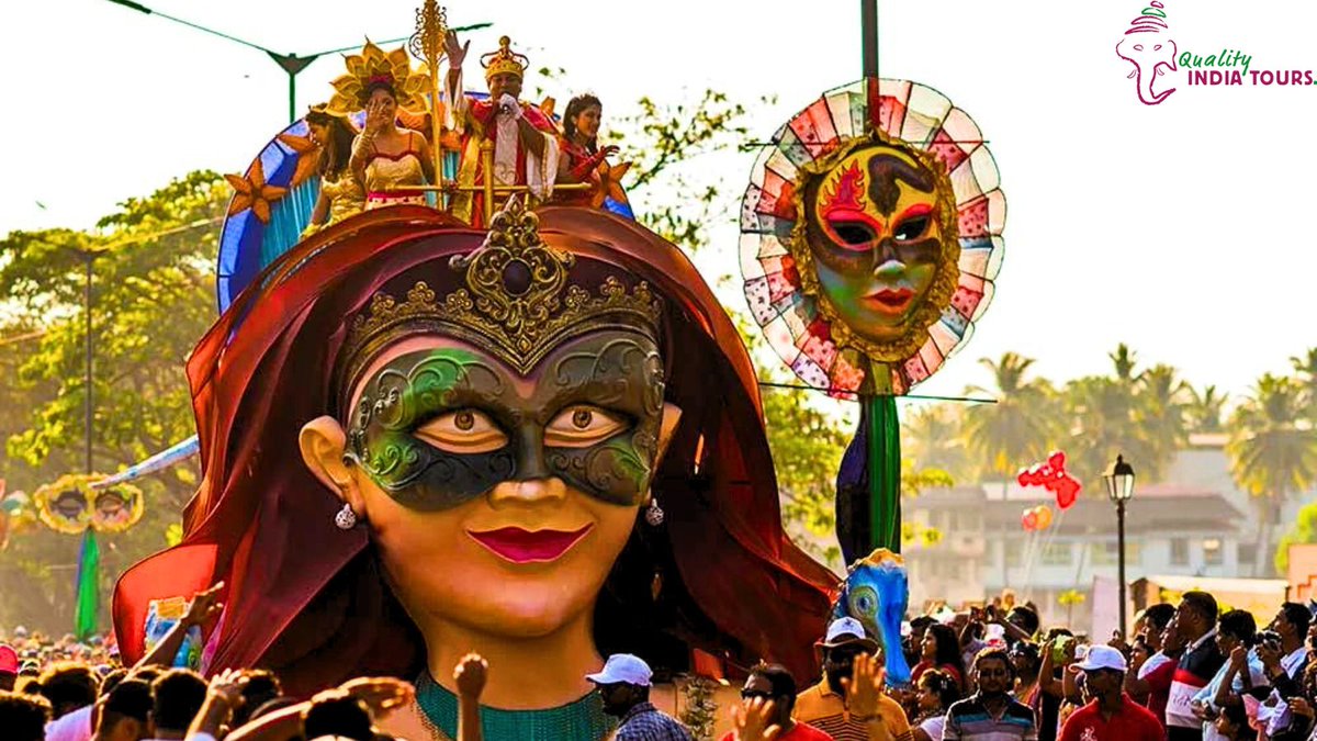 QIndiaTours's tweet photo. The "Goa Carnaval" is a vibrant festival that takes place annually in the state of Goa, India.
The festival has become India's most popular and well-known cultural event, attracting visitors from around the world.
.
.
#goa #TravelYourWay #ThursdayFeeling #festival #DekhoApnaDesh https://t.co/DnZL6swsB8