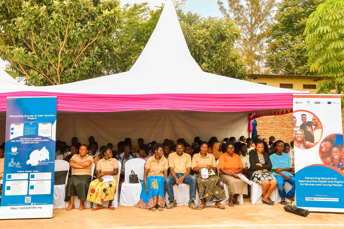 Representing the DG of @RBCRwanda, Dr. Patrick Migambi, pointed out that in the past three years, health facilities authorized to provide safe abortion services have reported an increase in the number of women and girls seeking #safeabortion services, rising from 1,035 cases in