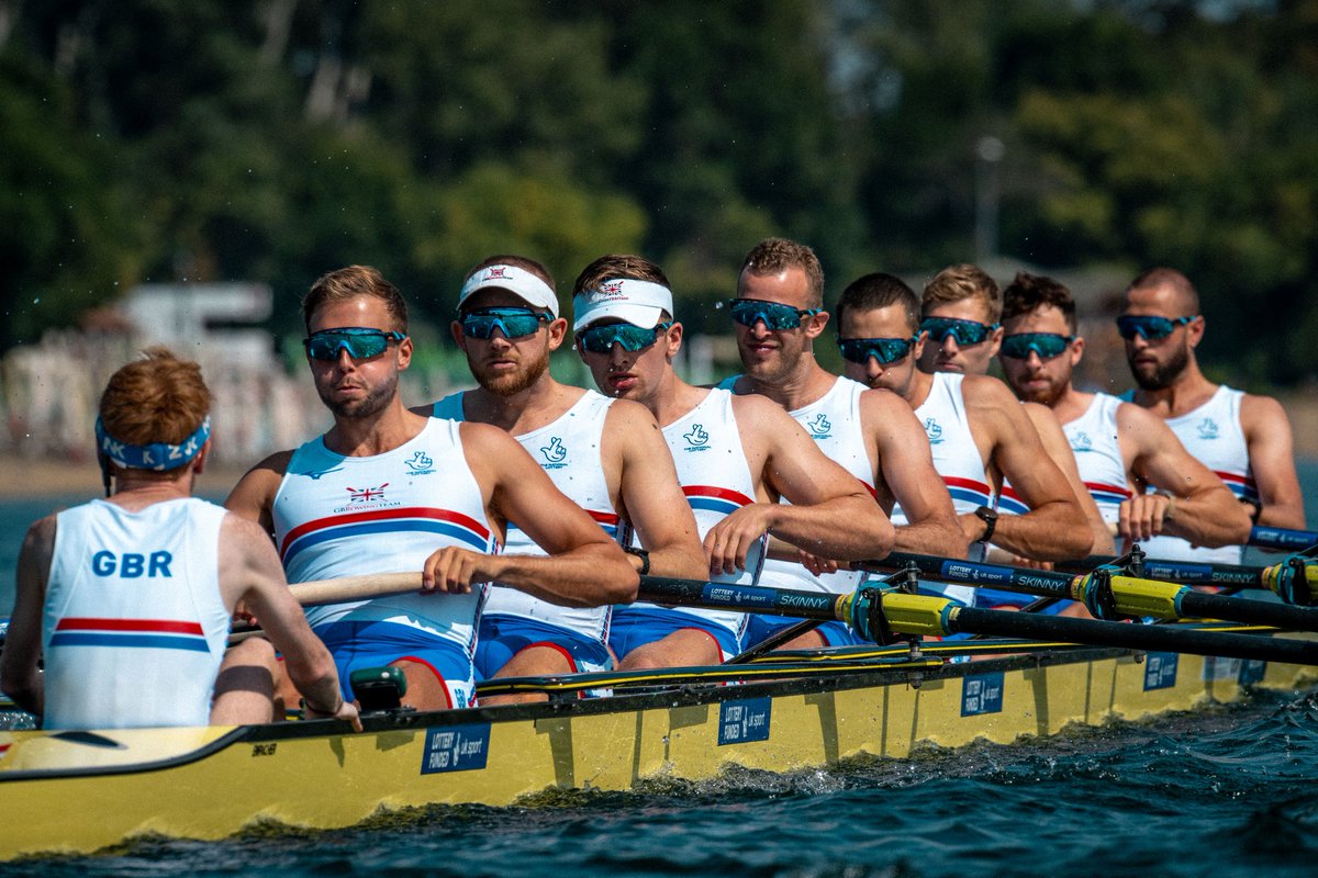 #throwback & BIG CONGRATULATIONS to @rory_gibbs1 & crew who retained their World Champions status in the men's 8+ with a win in Belgrade earlier this month 🥇

📸 @BenedictTufnell / @BritishRowing

#rowing #worldchampions #worldchampionships #gold #belgrade #serbia #gbrowingteam