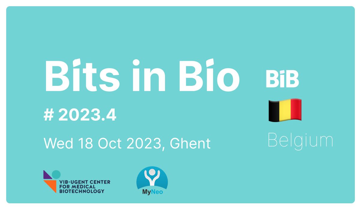 🍂 As the leaves fall, Bits in Bio Belgium rises with a series of inspiring tech &amp; biotech talks on Wed 18th October in Ghent. Fellow tech &amp; software peers, here's your opportunity to learn more about biology and mRNA vaccines! 🍁🔬🌐

Read more  ➡️  buff.ly/3PxML8t
