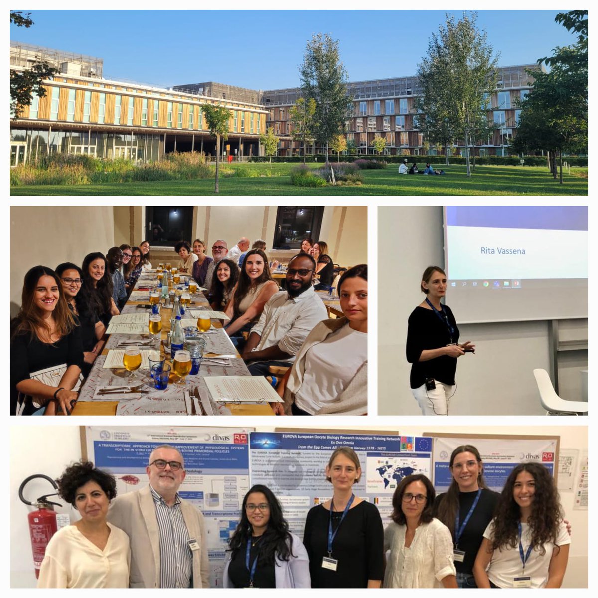 Happy to be back at my alma @LaStatale for the VAS Days. 🤩❤️ Shout out to the @eurova_etn researchers from @redbiolab , who showcased their progress in elucidating the determinants of oocyte quality. @FecundisLab #WomenInSTEM #PhD #IVF #infertility