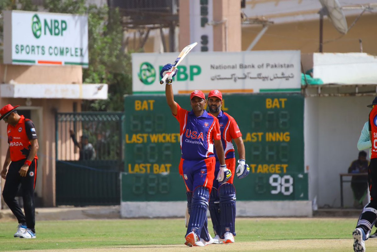 USA clinches a convincing victory, defeating Canada by 8 wickets! A stellar performance on the field. Congratulations to Team USA.

#USAvsCanada #mcwglobalcup #over40s