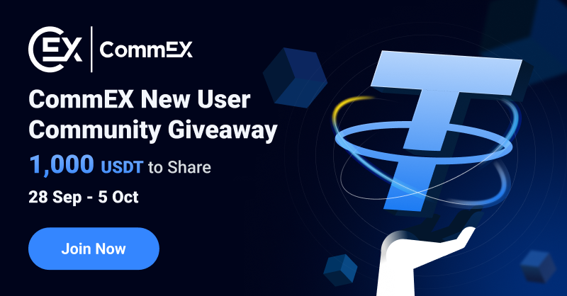 CommEX_com's tweet photo. Join the CommEX New User Community Giveaway! 🎉

We're sharing an exciting 1000 USDT Bonus among 10 winners! 

To enter:

1️⃣ Follow @Commex_com, join TG community
2️⃣ Like &amp; Retweet this post
3️⃣ Comment below with your user feedback 📝

Promo ends on Oct 5, 2023. Hurry up! 💫 https://t.co/yqowB3QaDN