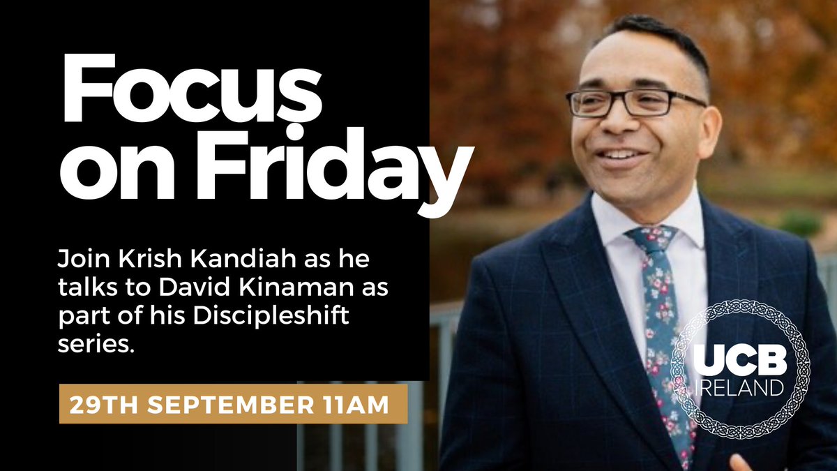 📌Coming up tomorrow at 11am:

Krish Kandiah is joined by David Kinnaman, author of the bestselling books Good Faith, You Lost Me and unChristian. 

👉 Listen in on our UCB Ireland app or online at ucbireland.ie

<a href="/davidkinnaman/">David Kinnaman</a> <a href="/krishk/">Dr Krish Kandiah OBE</a>