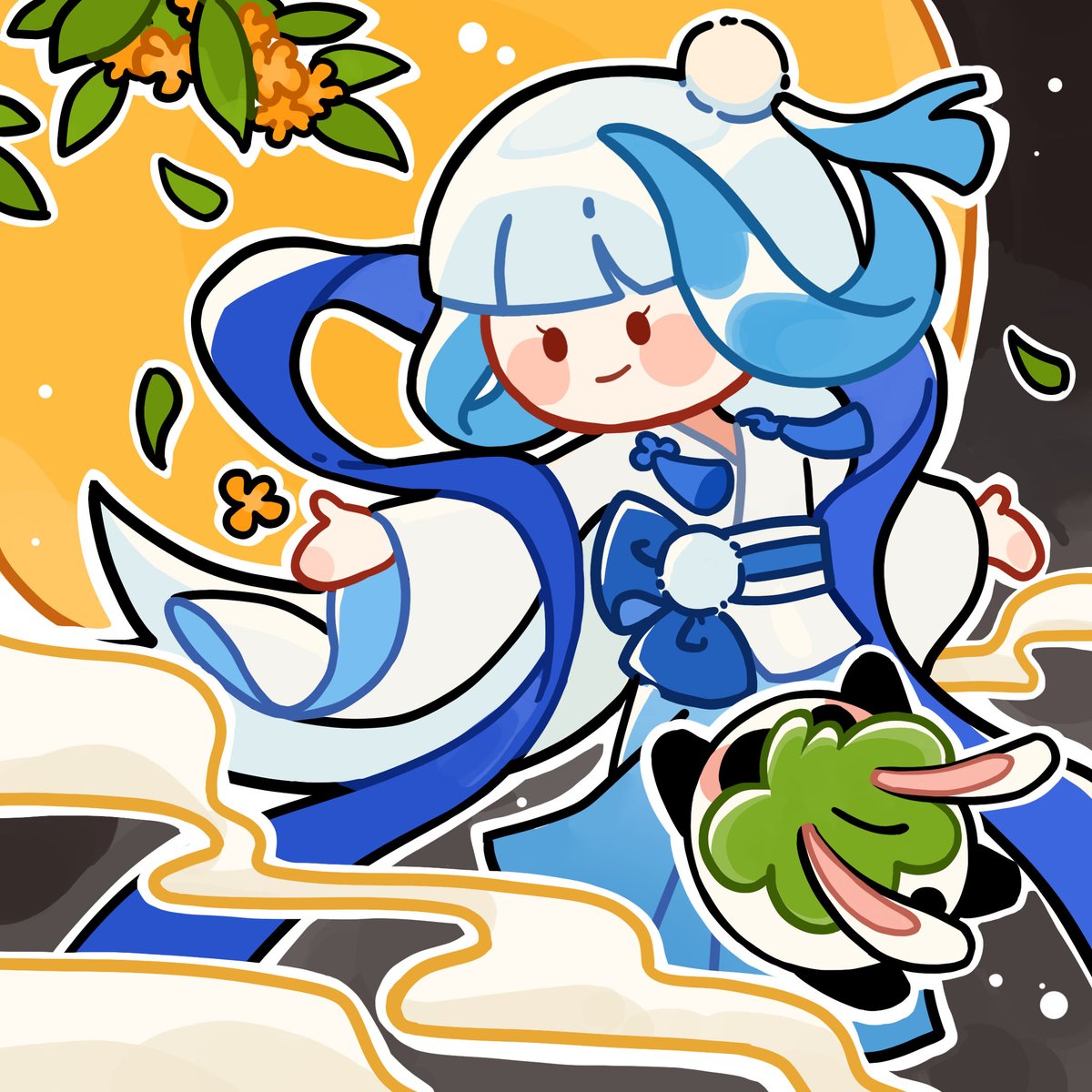 今日は「#中秋節」です！ そして、明日忍界では「団欒の日」です